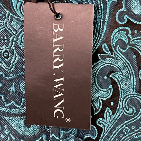 Barry.Wang Men’s Blue/green Black Paisley Vest Adjustable Back Belt Size 3XL - Picture 13 of 13